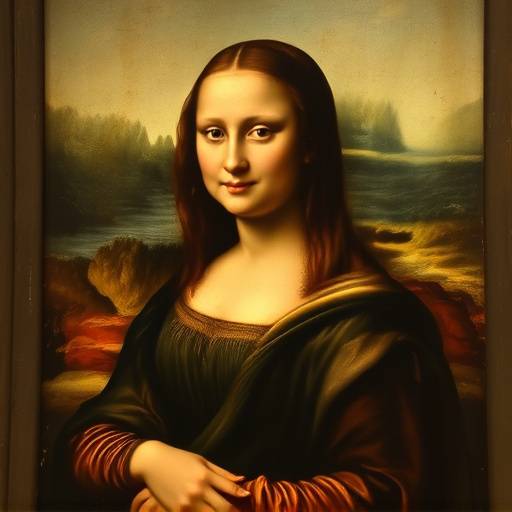 La Gioconda di Leonardo da Vinci esposta al Louvre, simbolo dell'arte rinascimentale italiana