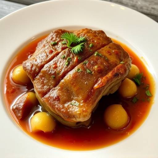 Piatto di ossobuco alla milanese