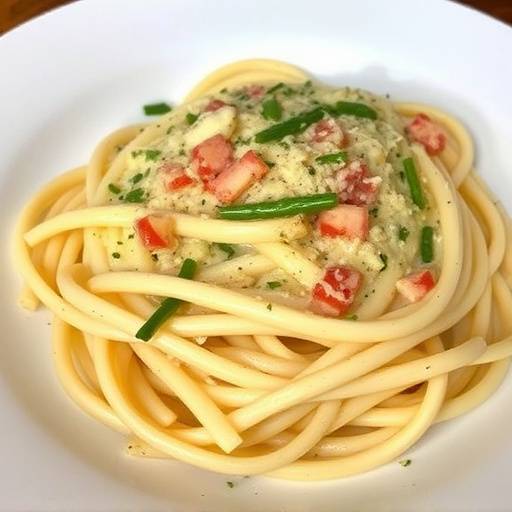 Piatto di pasta alla carbonara